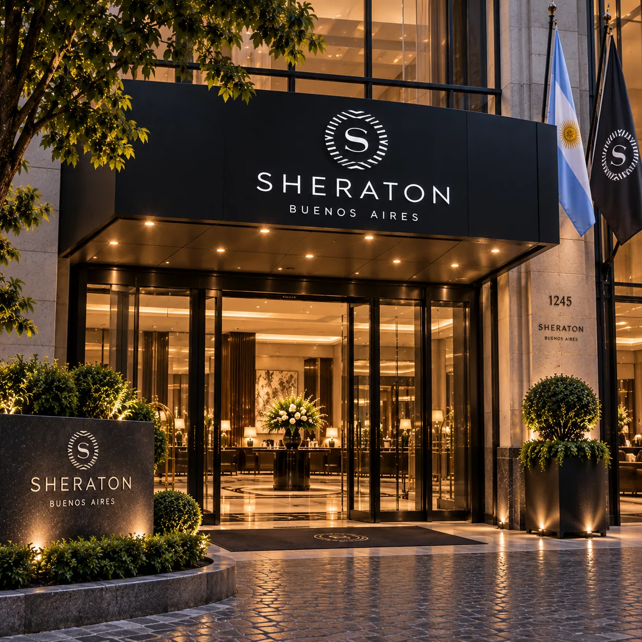 Fachada del Sheraton Buenos Aires